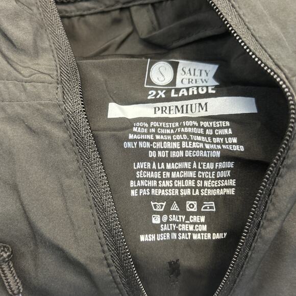 Salty Crew Windbreaker Unisex Mens 2XL - Outdoor Tech Jacket New Without Tags - Picture 12 of 12